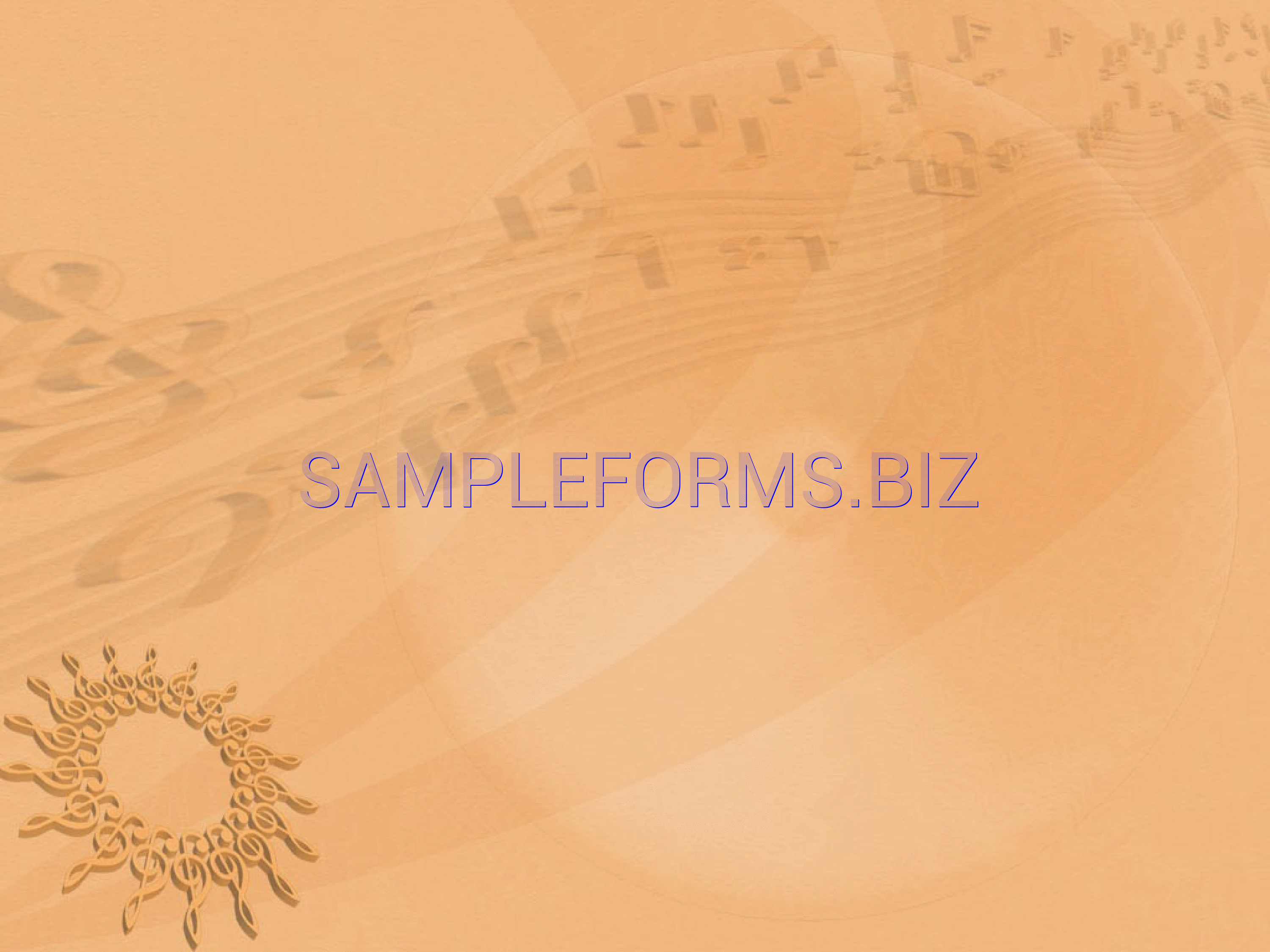 Preview free downloadable Music Flows Powerpoint Template in PDF (page 1)